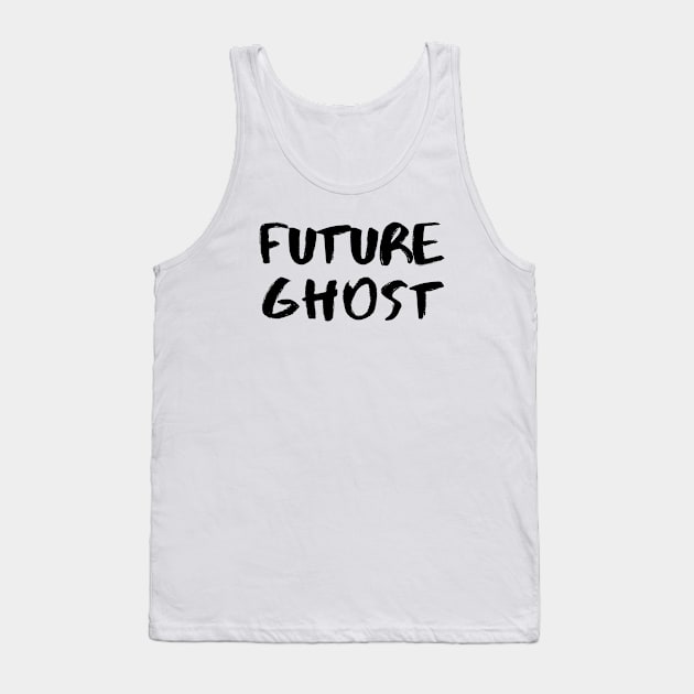 Future Ghost – Black Tank Top by KoreDemeter14